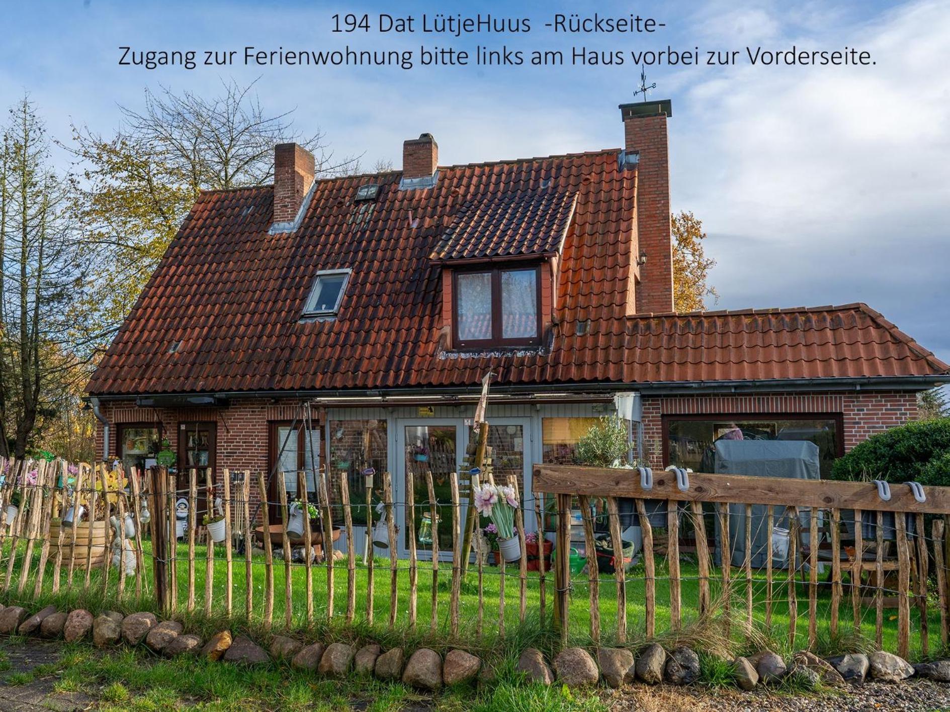 194 Fewo Dat Luetjehuus Mit Dachterrasse Im Ersten Stock Lütjenburg Extérieur photo
