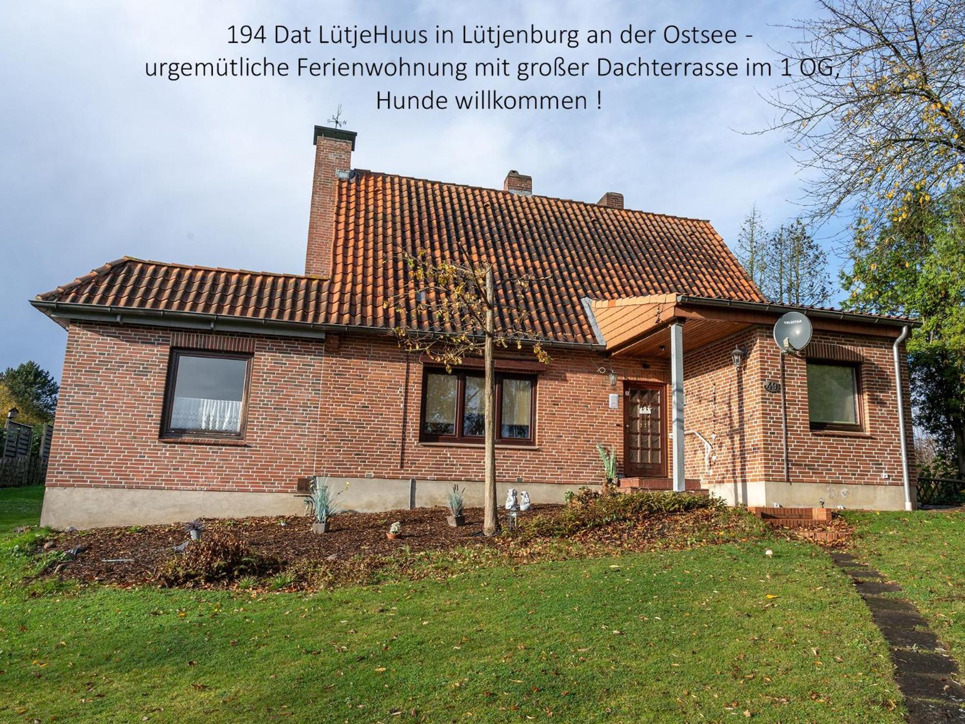 194 Fewo Dat Luetjehuus Mit Dachterrasse Im Ersten Stock Lütjenburg Extérieur photo